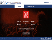 Tablet Screenshot of dmglobal.com